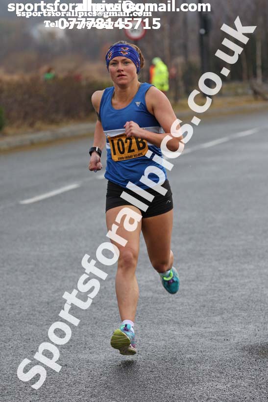 Senior womens Good Friday Elswick Harriers Relay, Newburn, Newcastle. Photo: David T. Hewitson/Sports for All Pics